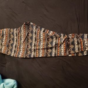 Full length Aztec print leggings